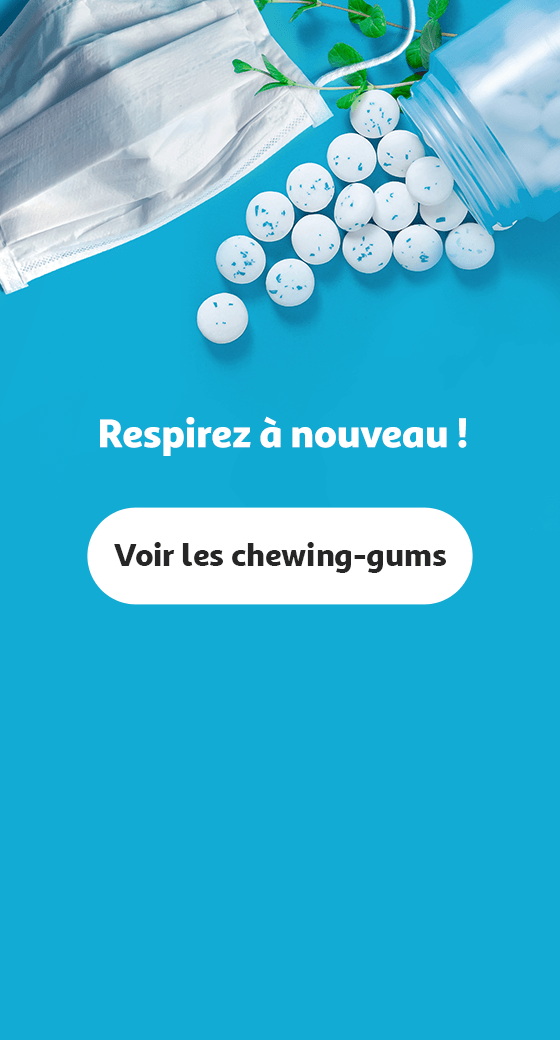 Respirez de nouveau avec notre sélection de chewing-gums