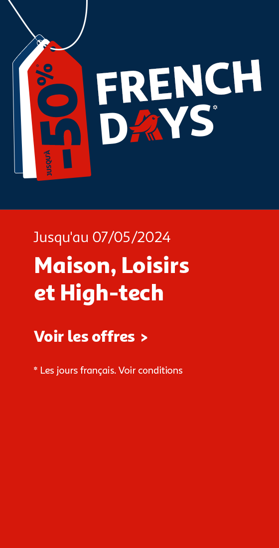 Jusqu'au 07/05/2024, French Days Maison, Loisirs et High-tech